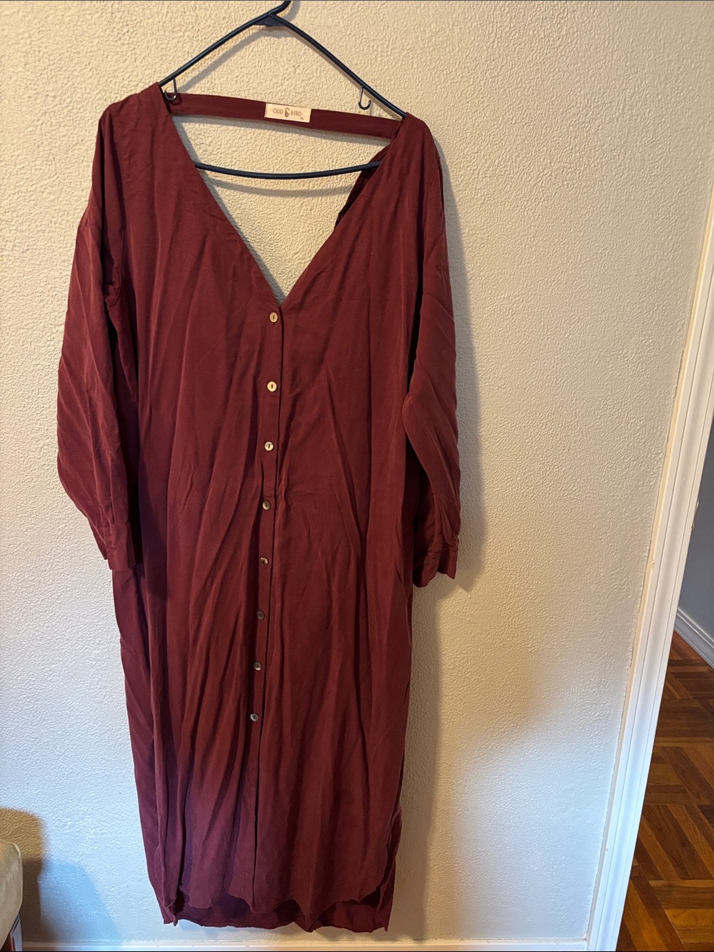 Oddbird Gina Dress in dark red